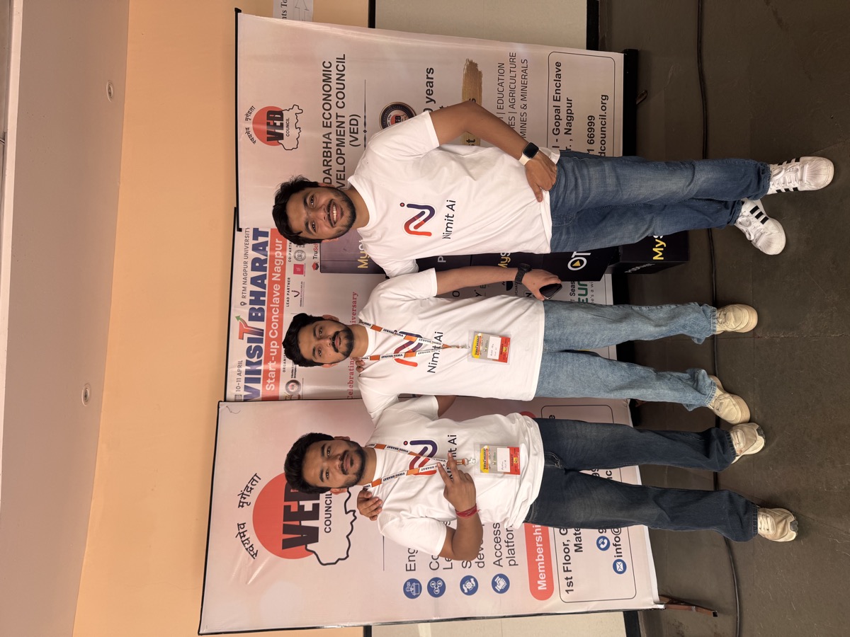 Lemon Ideas standee at Innopreneurs Season 12 Viksit Bharat Conclave Nagpur 2026